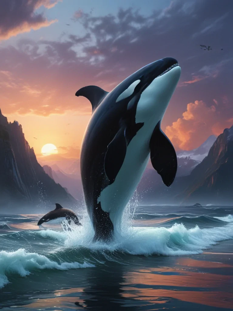 wallpaper orca