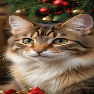 merry christmas cats images