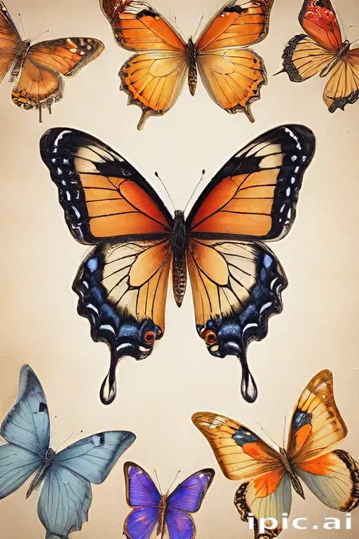 pictures of butterflies to draw