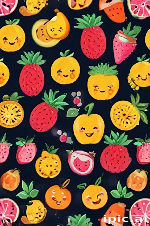 cute fruit backgrounds