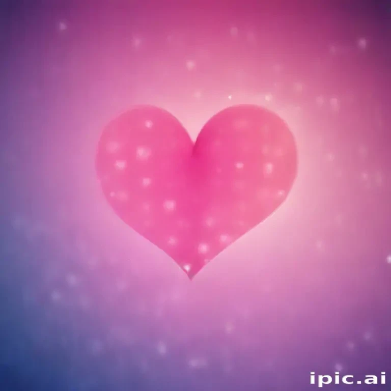 blurry heart wallpaper