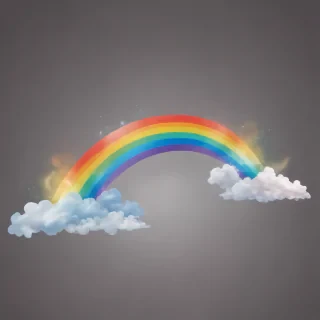transparent background rainbow clipart
