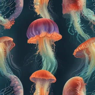 aesthetic jellyfish wallpaper