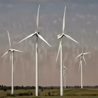 wind turbine png