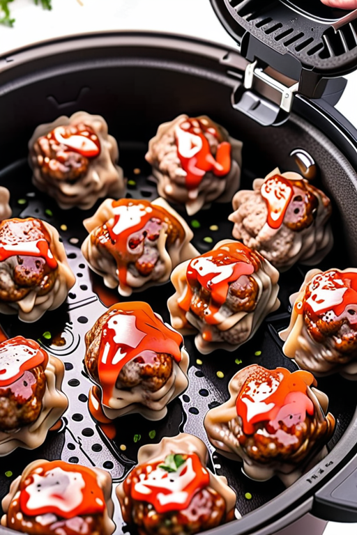 how long to cook frozen meatballs in air fryer