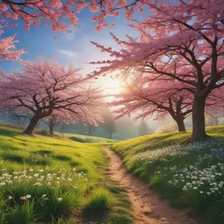 spring desktop wallpaper aesthetic