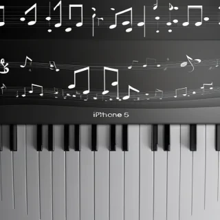 music wallpaper iphone