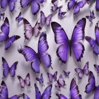 purple butterflies