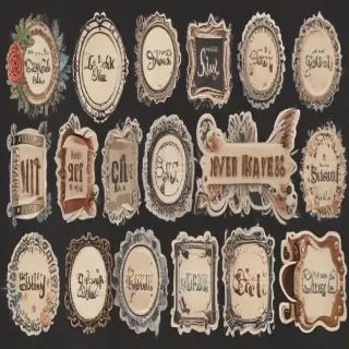 scrapbook stickers png