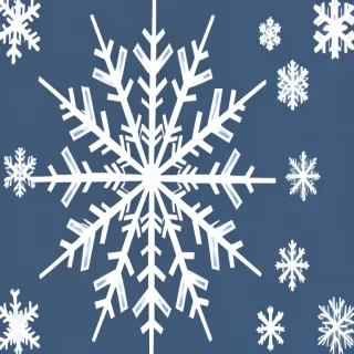 transparent background snowflake clipart