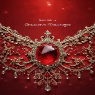 sparkly red background