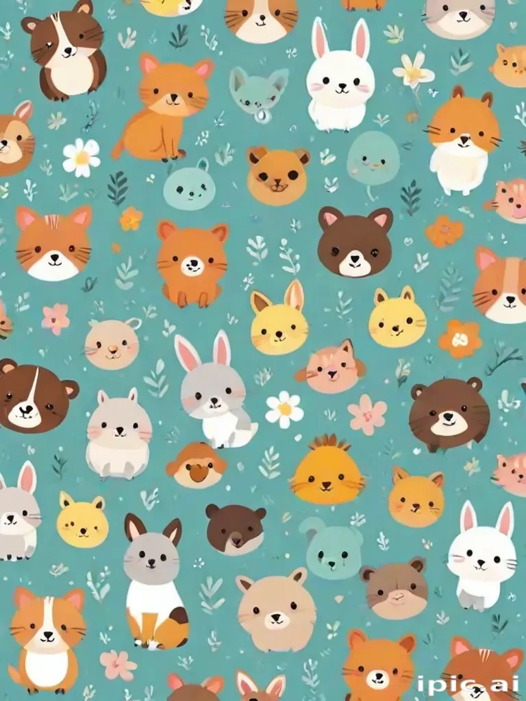 cute animal background