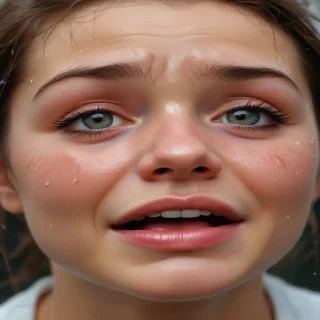 picture of someone crying