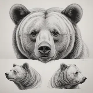 drawings of bears