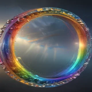 rainbow back round