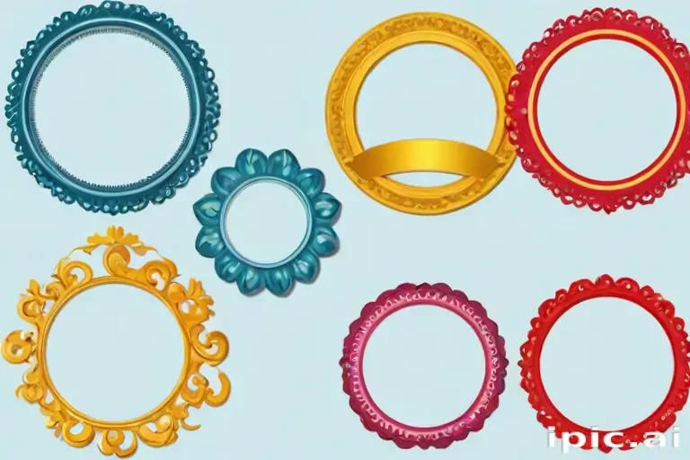 circle frame clipart