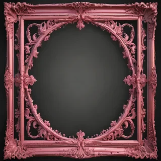 pink frame png