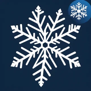 snowflake clipart free