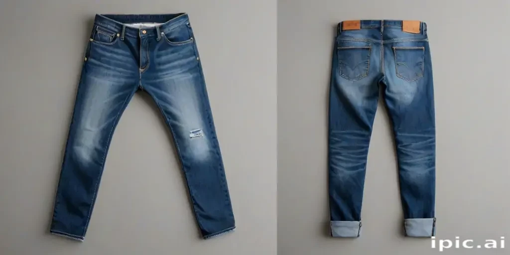 mock up jeans