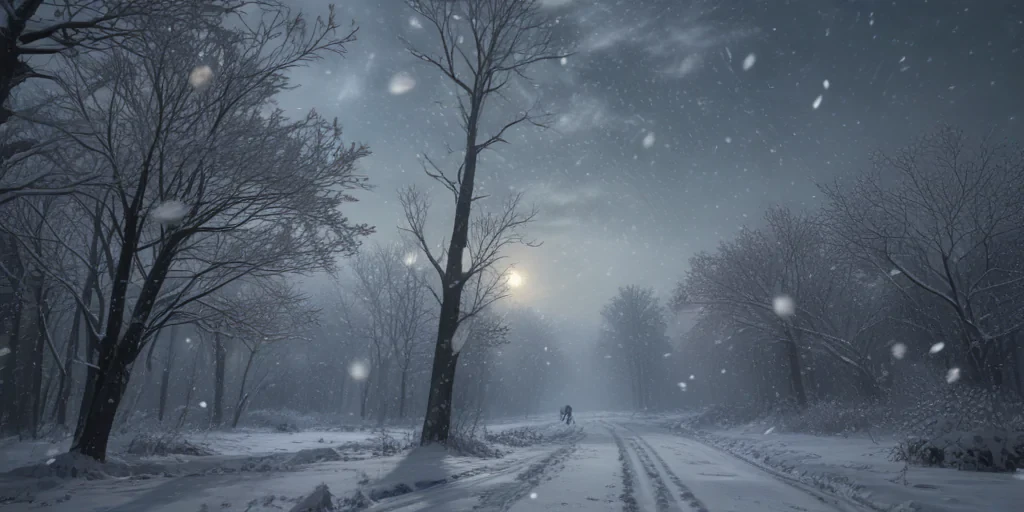 falling snow png