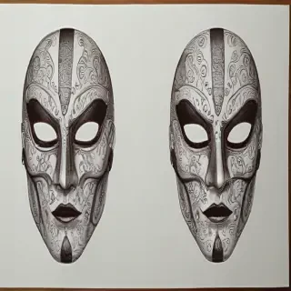 mask drawing