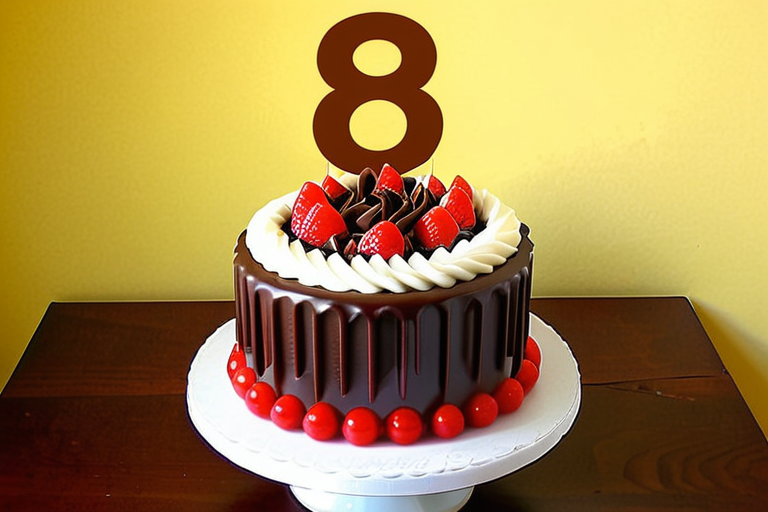 8 inch cake feeds how many