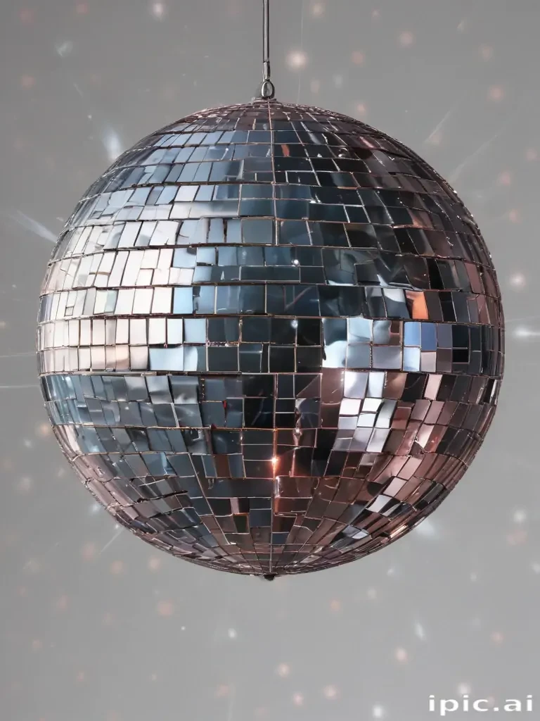 transparent background disco ball png