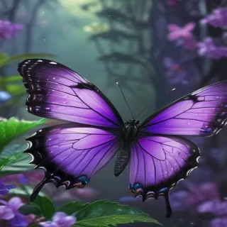 purple butterfly wallpaper aesthetic