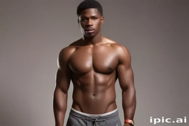 black male shirtless