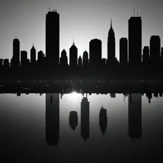 city silhouette png