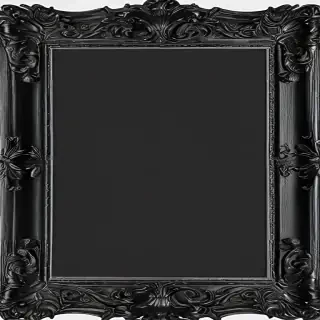 black picture frame png