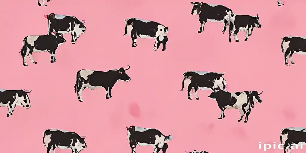 pink cow print wallpaper