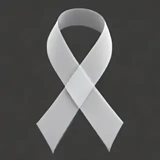white ribbon png