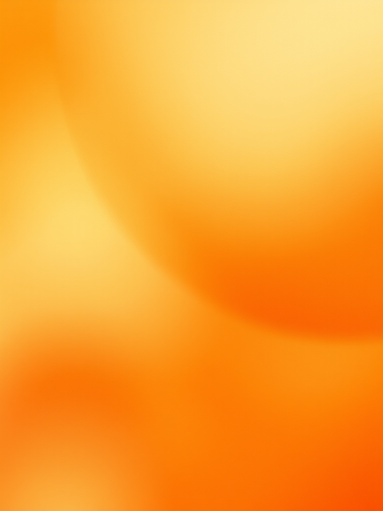 Create an abstract image featuring soft orange hues blended with light gradients, utilize a DSLR camera with a 50mm lens, aperture f/1.8, ISO 100, shot in natural light from a top-down view for enhanced texture and depth.