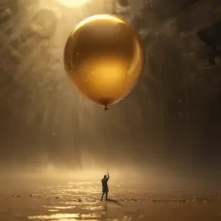 golden balloon