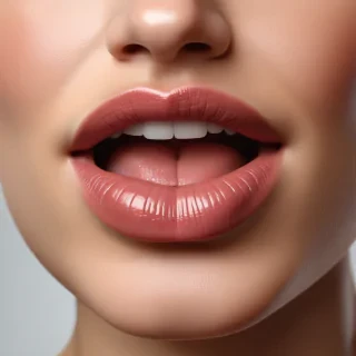 glossy lips png