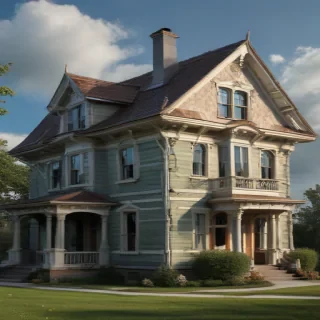 background of a house