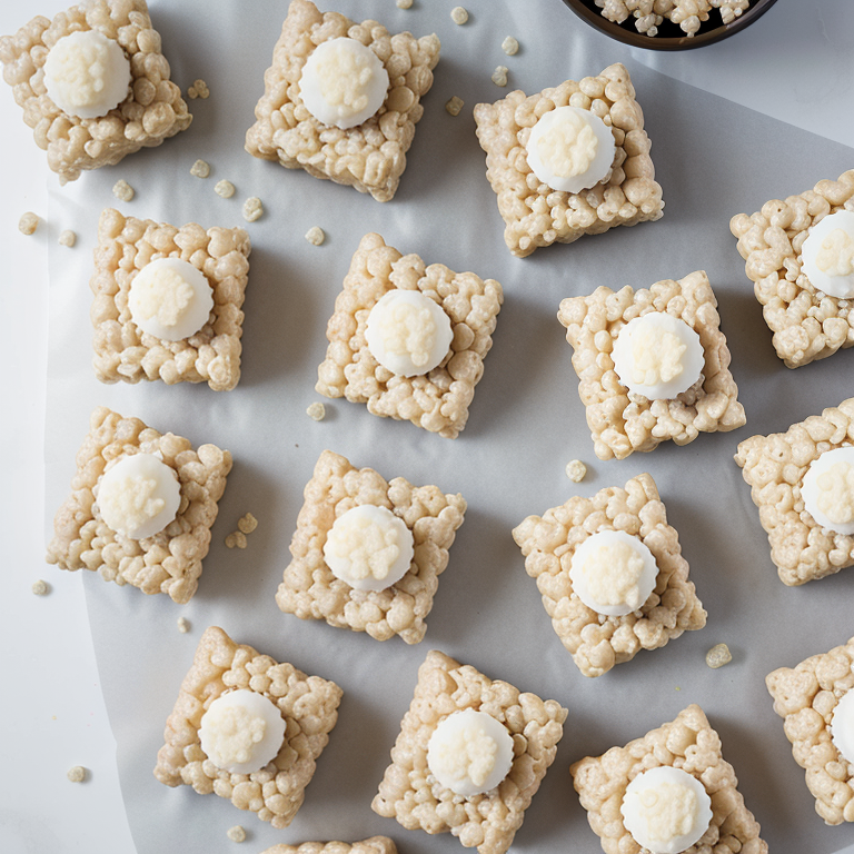 rice krispie treats with fluff