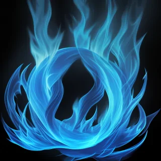 blue fire wallpaper