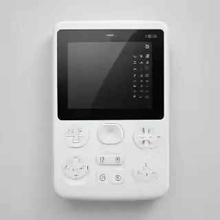 icon phone white
