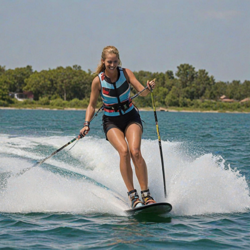 water skiing