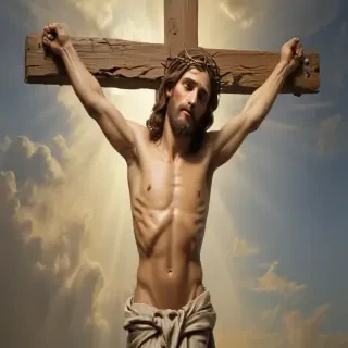 pictures of jesus on a cross