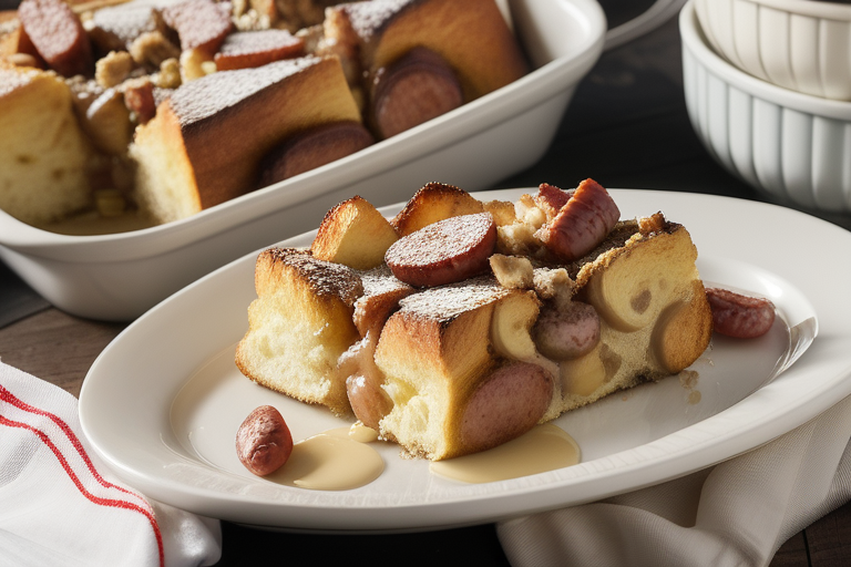french toast casserole with sausage