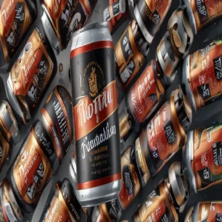 beer can mockup