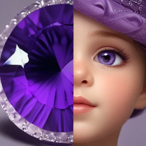 purple cute