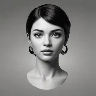 black and white png