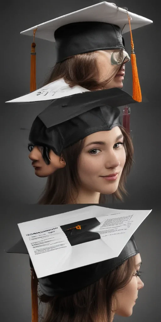 grad hat png
