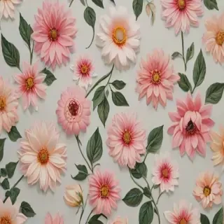 aesthetic flower painting