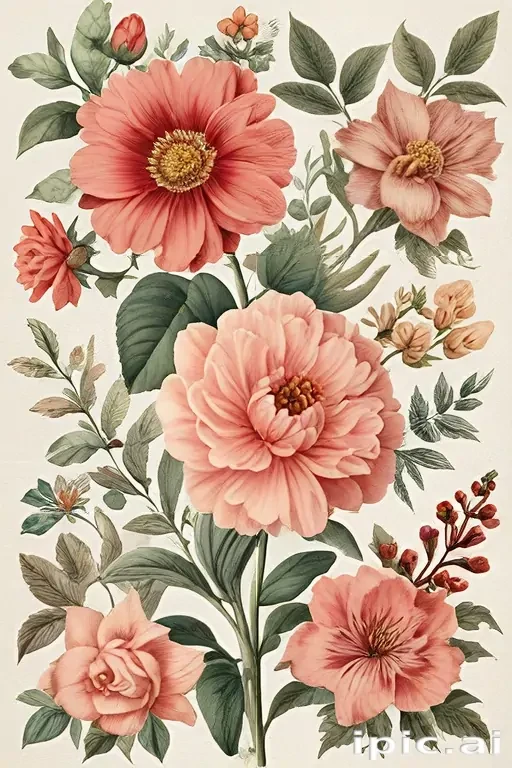vintage flower png