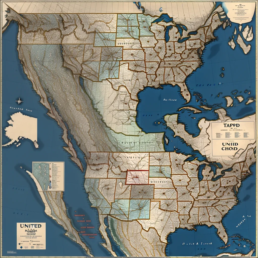 united states map
